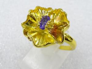 色石　指輪(15号)